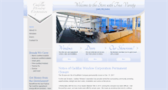 Desktop Screenshot of cadillacwindow.com
